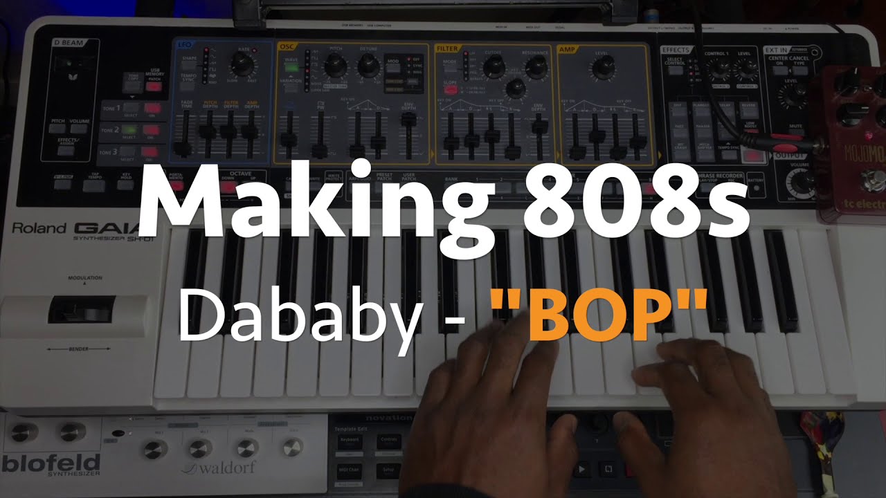 Making 808s and colouring them | Dababy 