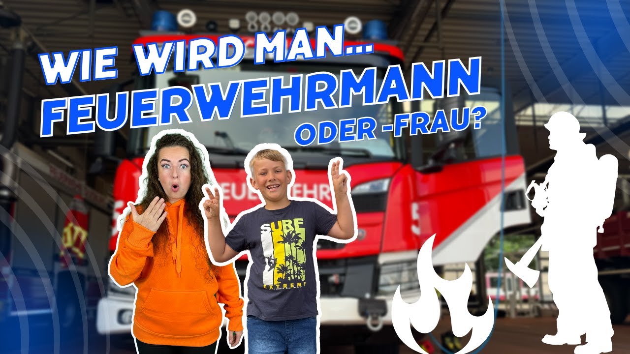 Wie wird man... Feuerwehrmann oder -frau? 🧑🏽‍🚒🧯 | Kinderfragen