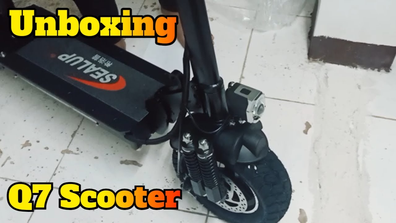 Unboxing of Q7 SEALUP Scooter