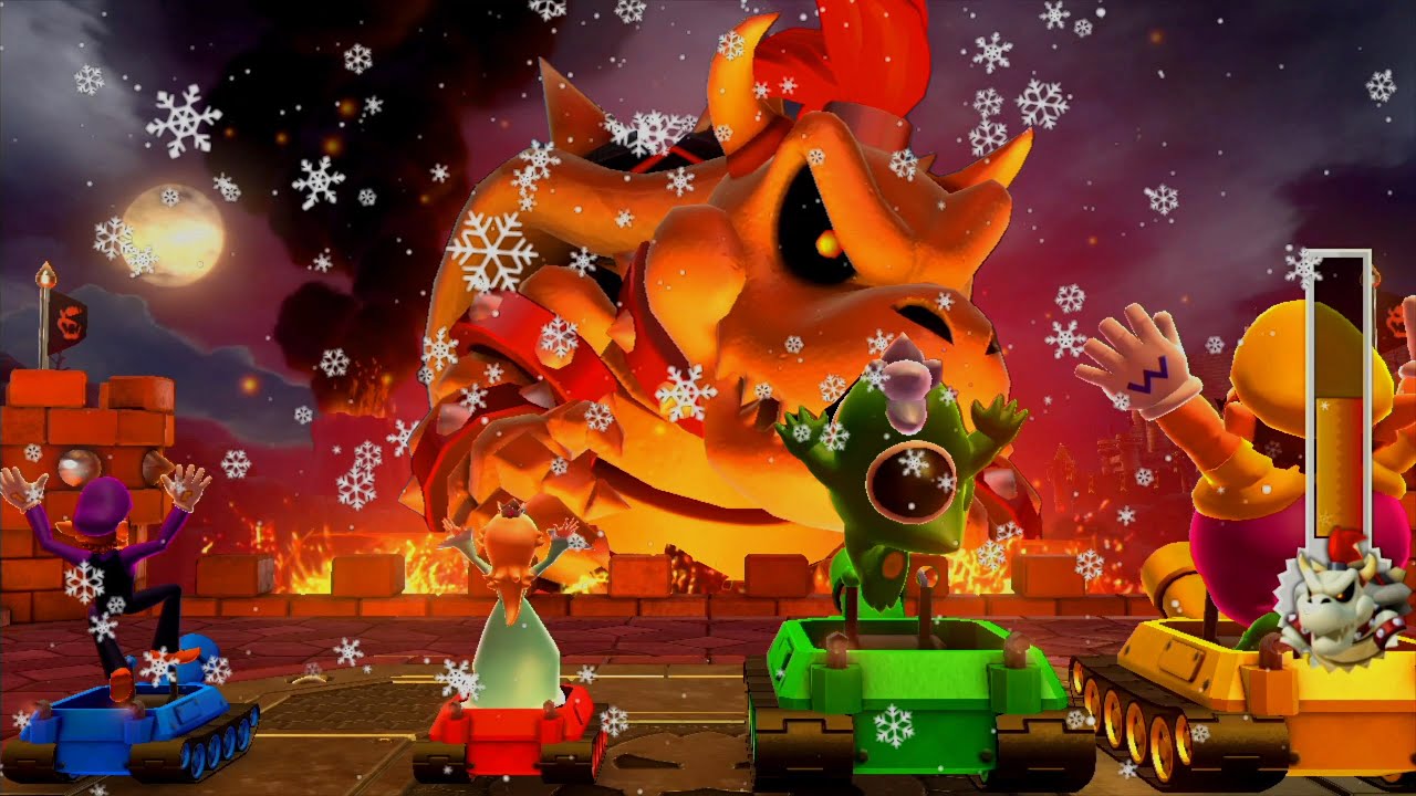 Mario Party 10 All Free Boss Minigames  - Wario vs Waluigi vs Rosalina vs Spike