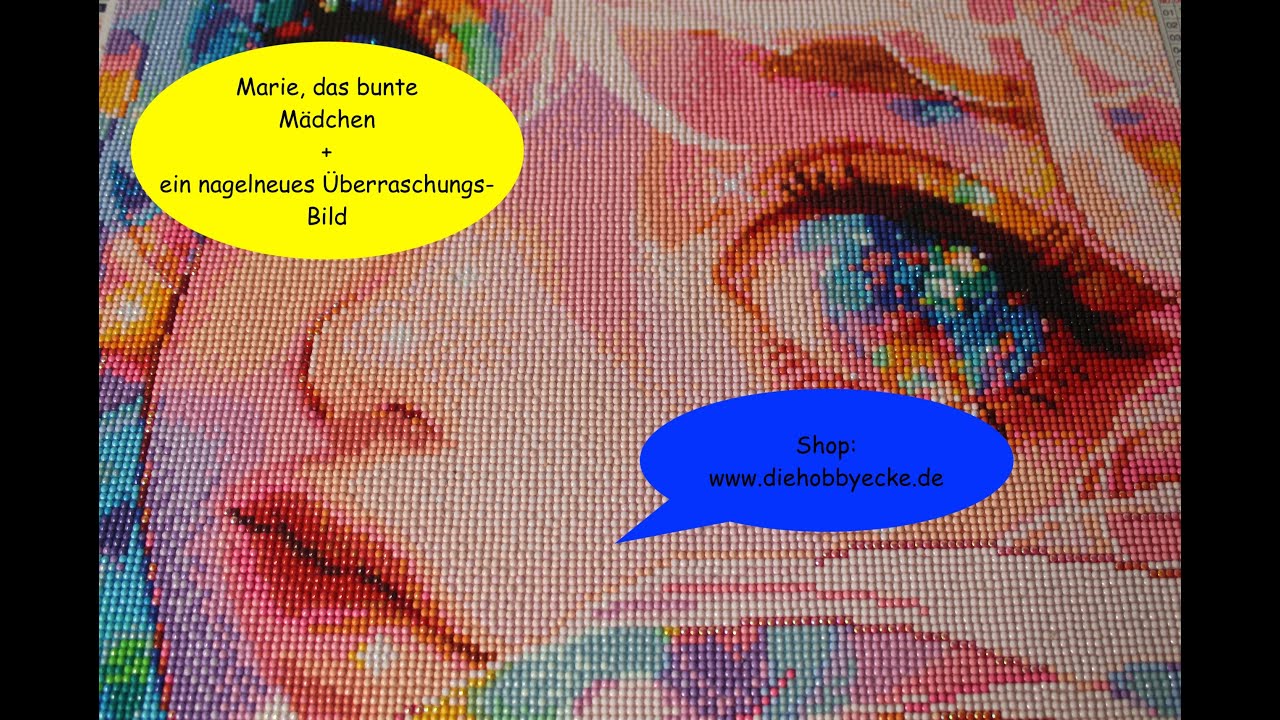 Diamond Painting/Endlich ist Marie im Shop 💥 dazu noch ein Überraschungs-Bild