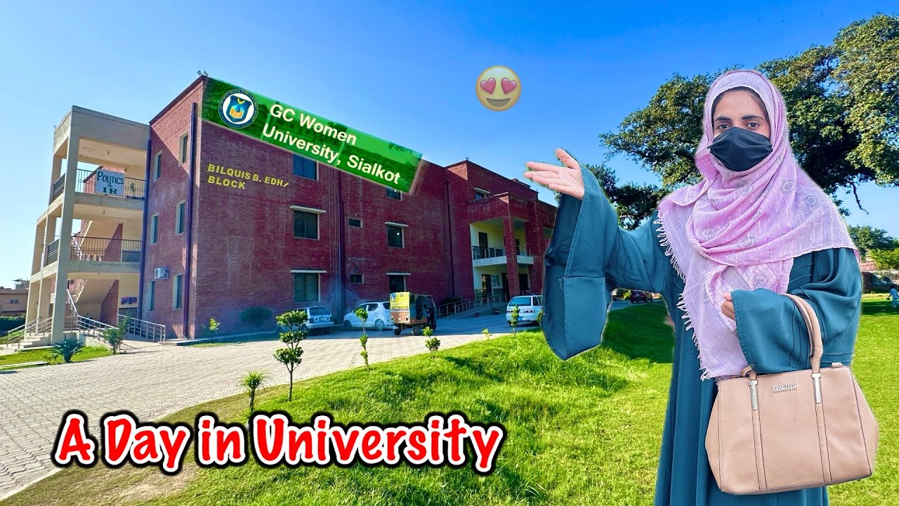 Going to University 😍  A Day in GC University of Sialkot With Friend || Zaini Baji