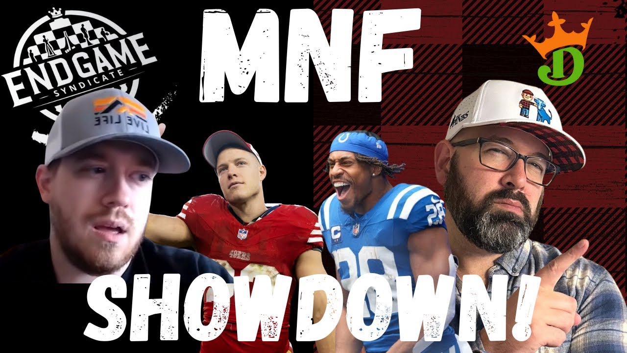 NFL DFS DraftKings Showdown Picks Early Strategy 49ers-ColtsMonday Night Football Lineups