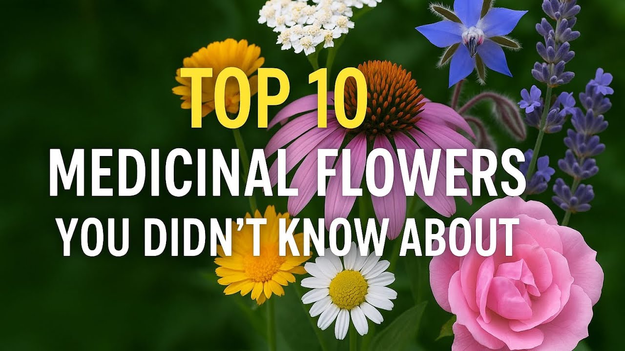 Top 10 Medicinal Flowers You Didn&rsquo;t Know About | Amazing Health Benefits!