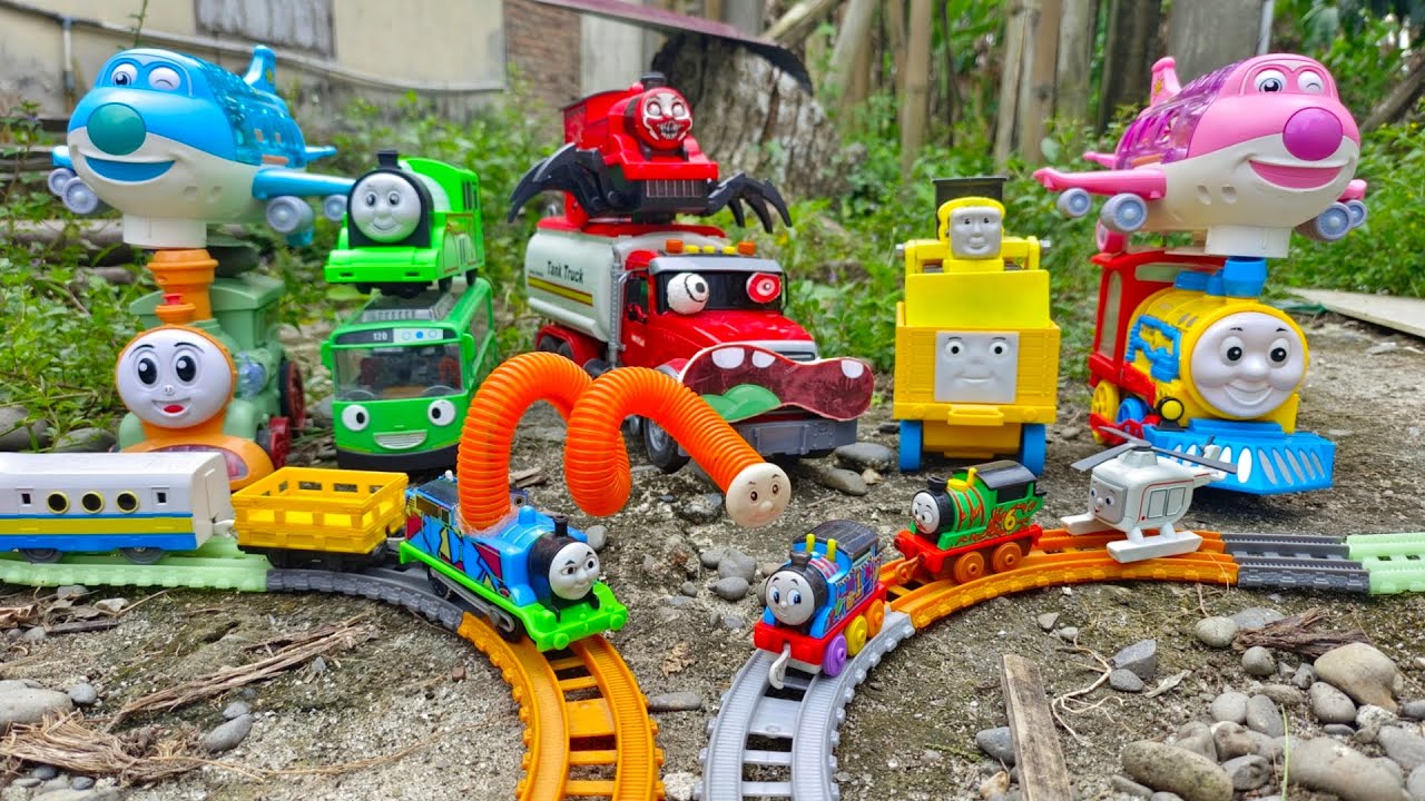 Mencari Mainan Kereta Api, Thomas, Tayo, Eskavator, Thomas & Friends