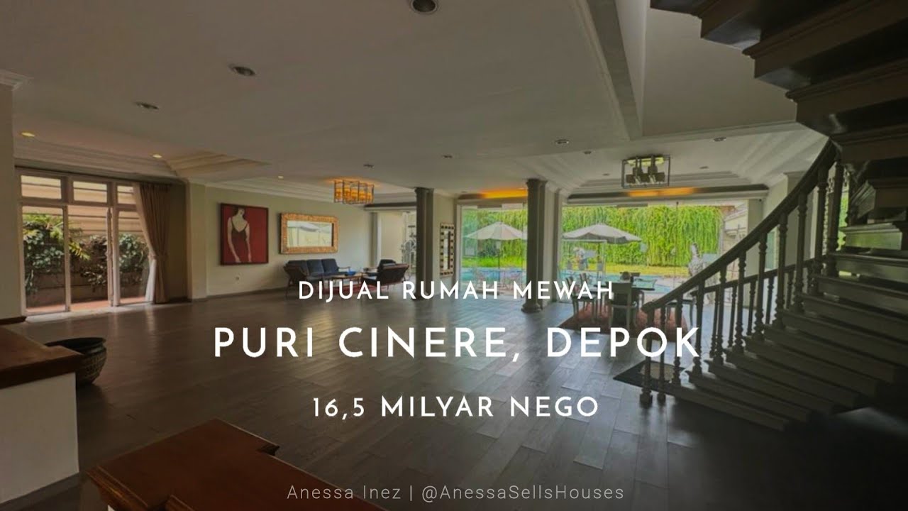 Dijual Rumah Mewah di Puri Cinere, Cinere, depok 16,5 Milyar nego #rumahmewah #rumah #dijual 