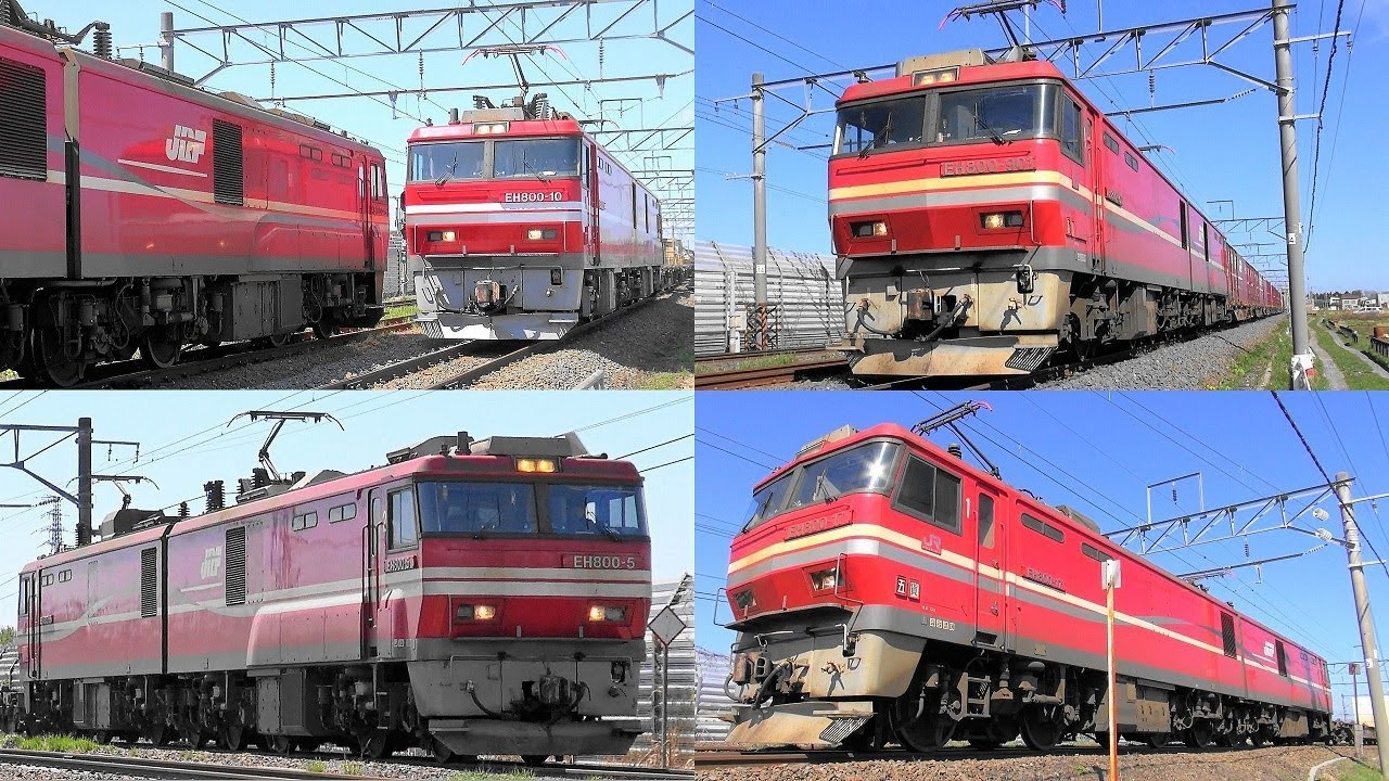 2019,4,28 貨物列車 いろいろいっぱい18本 名峰に響き渡るモーター音と豪快ジョイント音‼ GWの津軽海峡線を力走する高速貨物列車たち #貨物列車 #貨物列車いろいろいっぱい #高速貨物列車