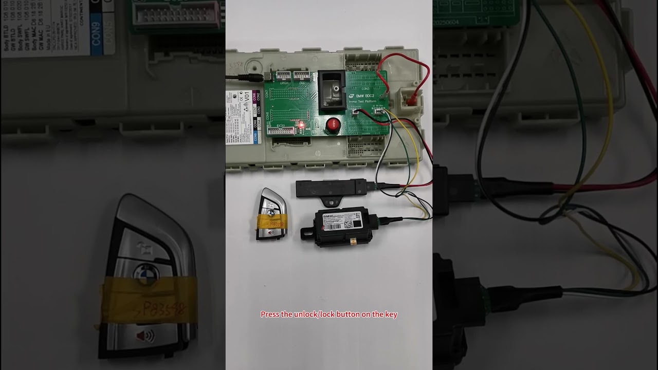 How to Use Yanhua ACDP BMW BDC2 Key Learning Testing Bench Platform