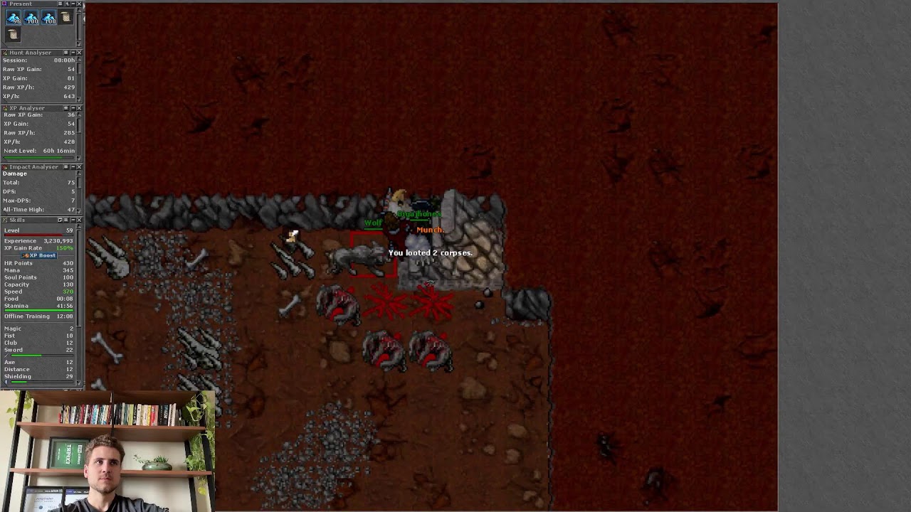 ⚔️ Bigajhones on Rookgaard | Level 59  | Tibia 🇧🇷