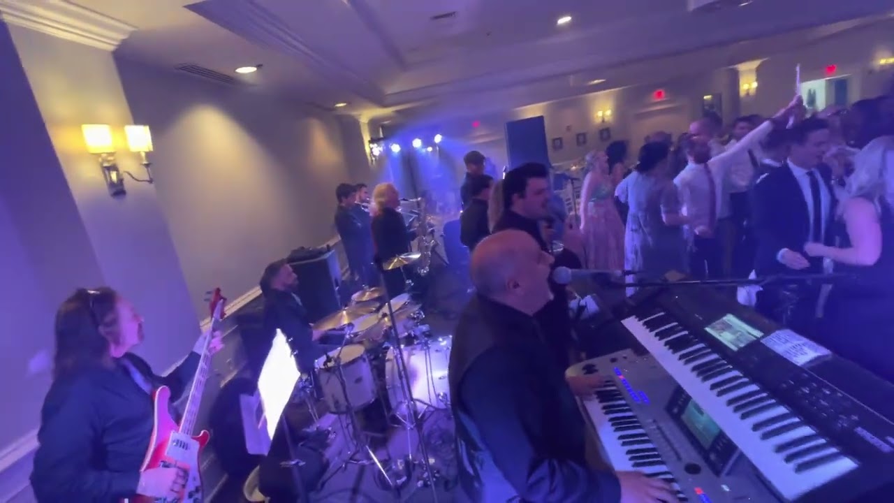 The Exceptions Band at a wedding making the crowd dance all night long!