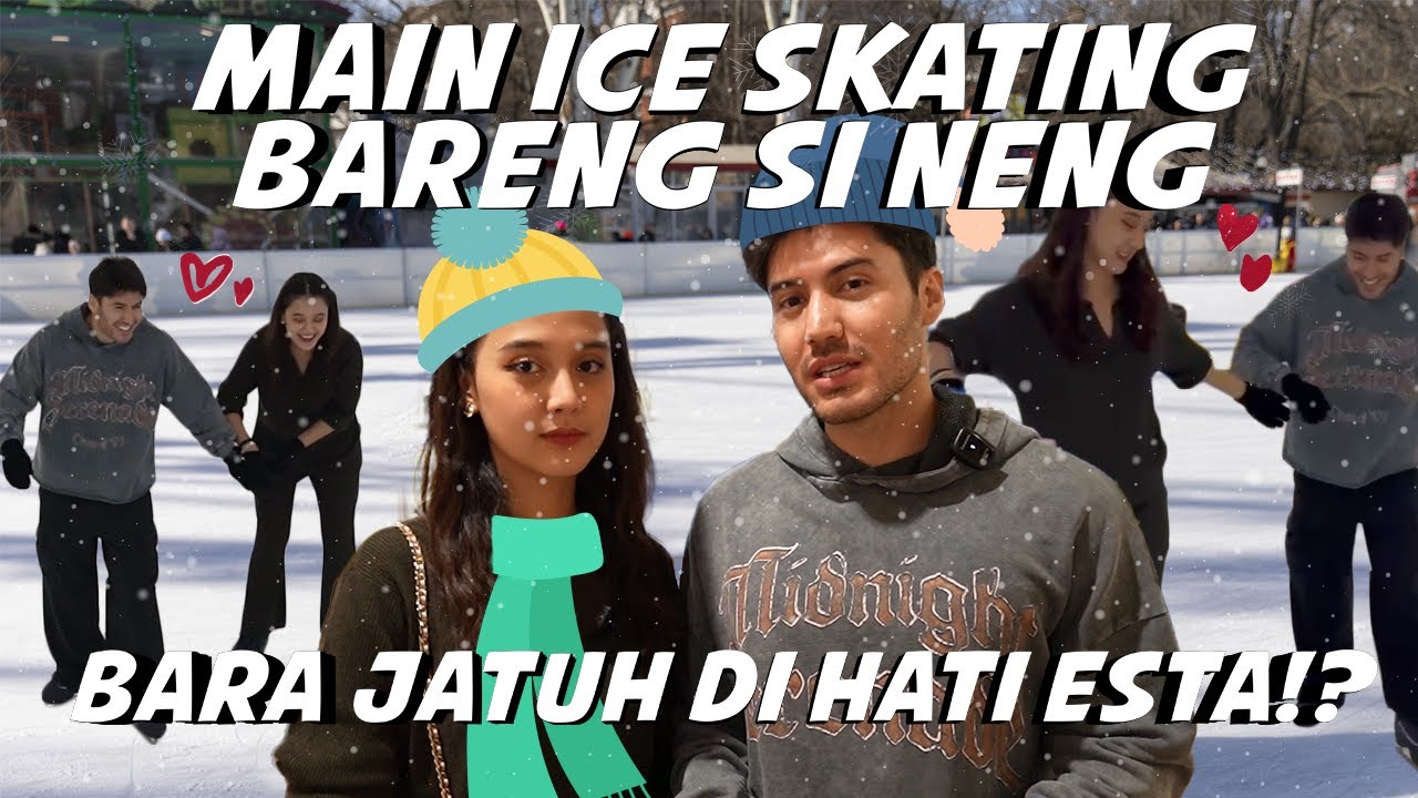 Keinginan 5 tahun main ice skating Esta akhirnya Tercapai