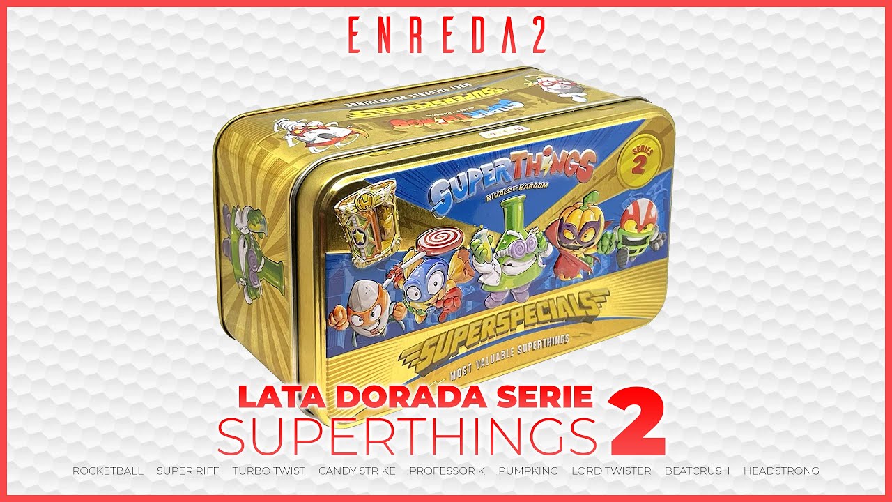 🛡️ UNBOXING SuperThings 🥇 LATA GOLD SERIE 2 🥇