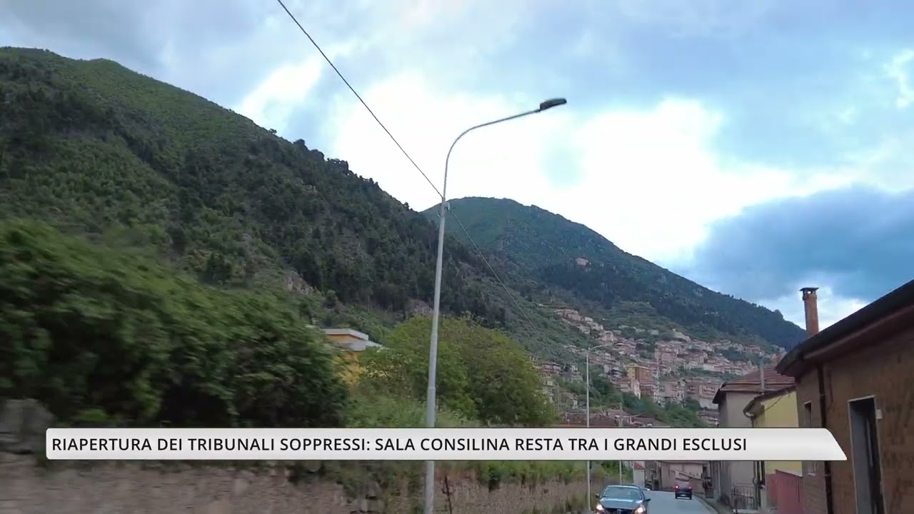 Riapertura dei tribunali soppressi: Sala Consilina resta tra i grandi esclusi, continua la speranza
