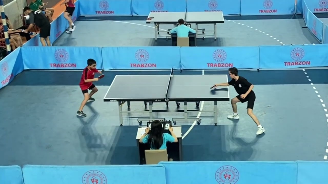 Ahmet Çelik 3-1 Selman Arslan ~~ Masa Tenisi Federasyonu Gençler Bölge Müsabakası 16.03.2025 Trabzon