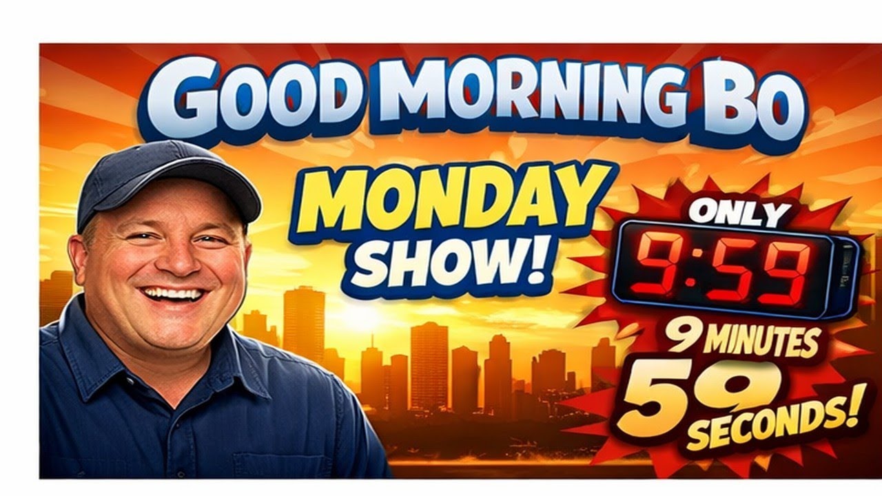 9 Minute Mondays With Good Morning Bo! 📱
