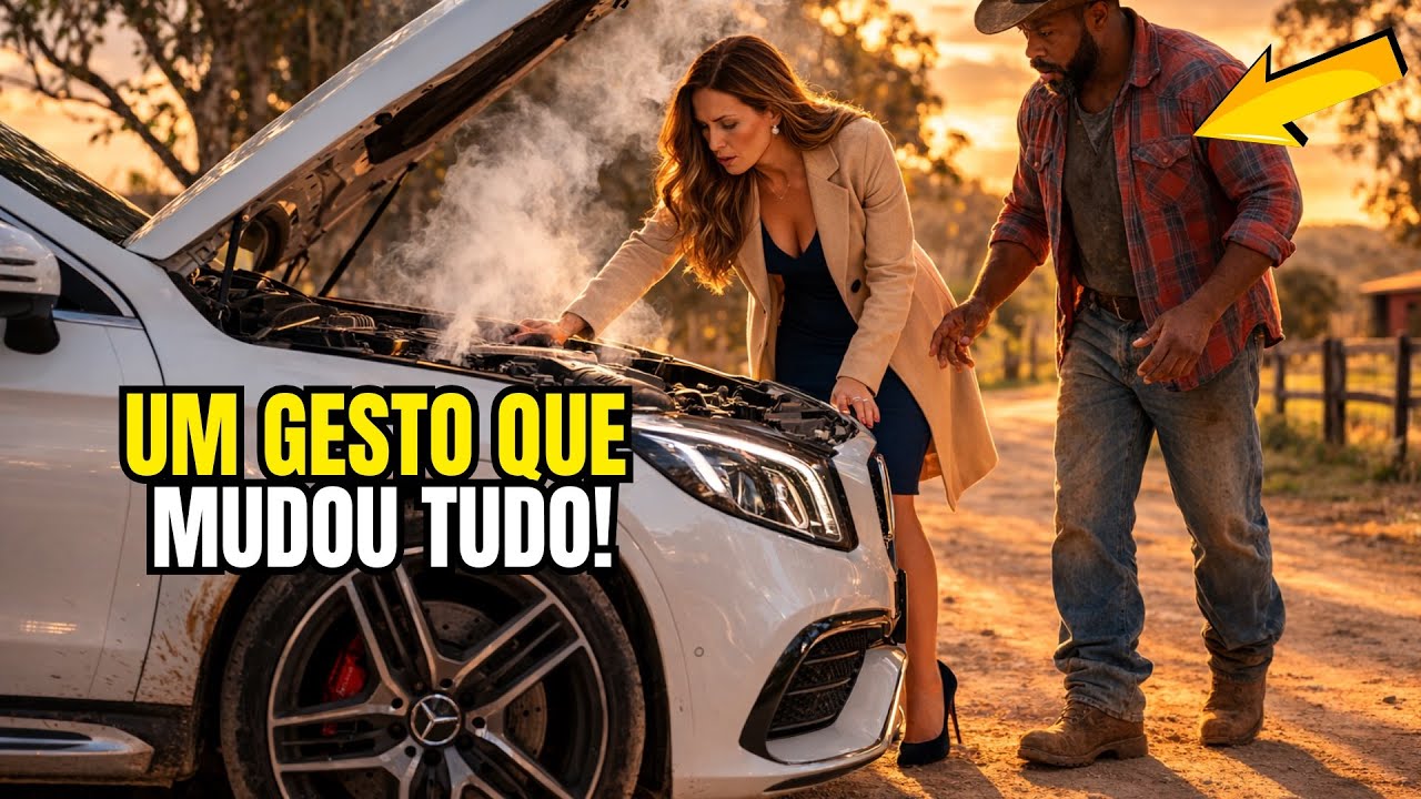 Homem Pobre Acolhe Milionária Perdida na Estrada - No dia Seguinte Carros de Luxo Cercam sua Casa