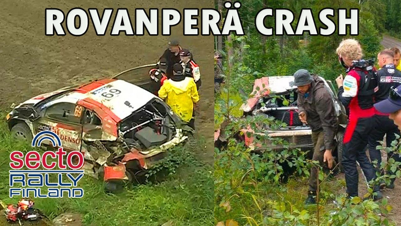 Kalle Rovanper&auml; Crash | WRC Secto Rally Finland 2023 - SS8 - Highlights