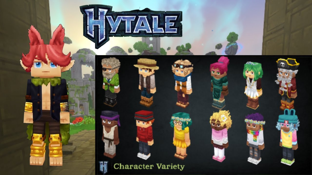 Обзор настроек персонажа в Hytale!! - Давайте поиграем в Hytale!
