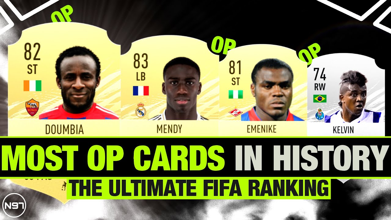 I RANKED THE MOST OP FIFA CARDS IN HISTORY...THE RESULT IS INSANE