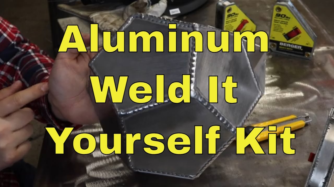 HTP USAWELD.COM Weld It Yourself Kit- Aluminum TIG Welding a Pentagon Flower Pot