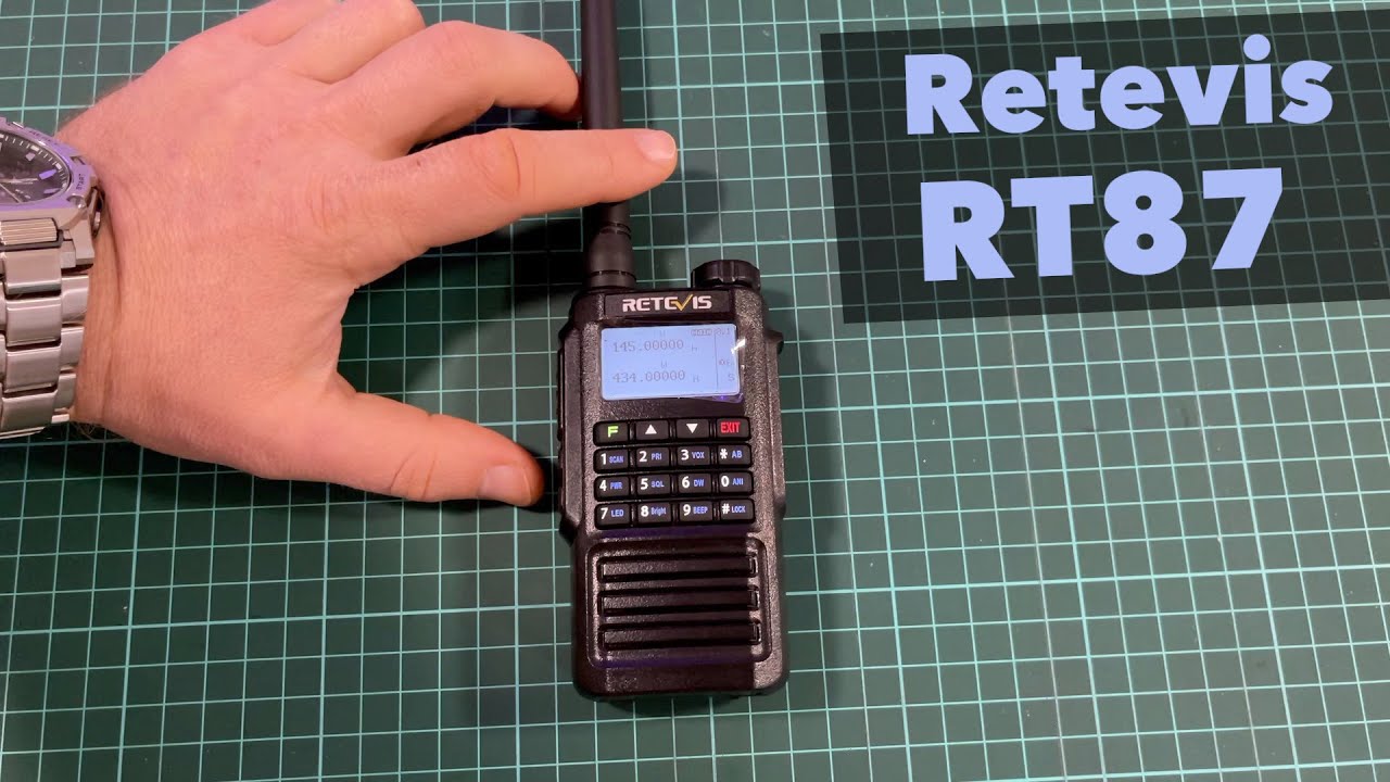 Двухдиапазонная влагозащищенная радиостанция Retevis RT87