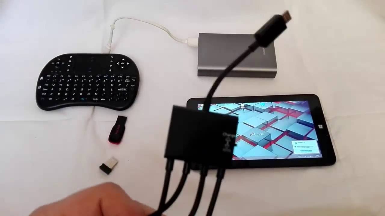 Kabel OTG z funkcją ładowania i USB HUB za 11zł