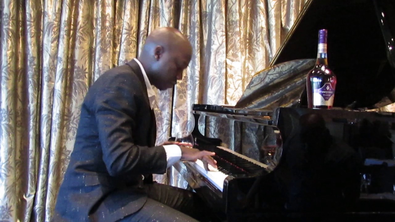 Tbo Touch brings out his inner musician during Courvoisier photo shoot