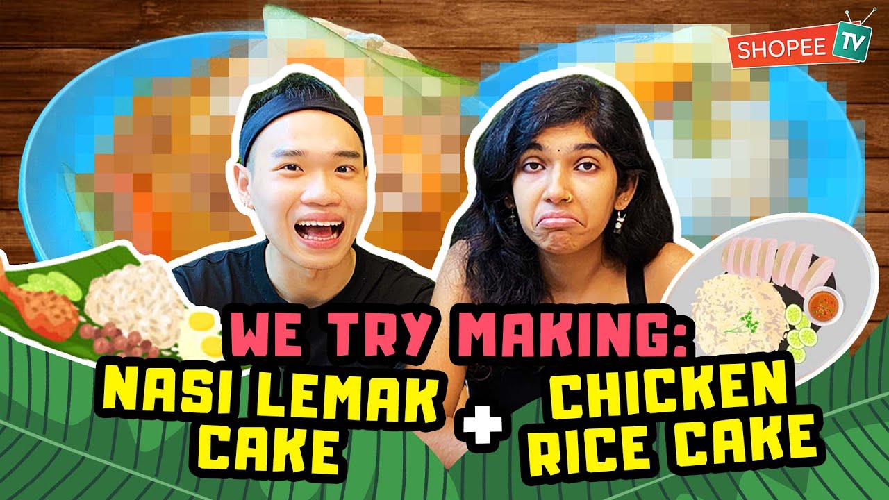 We Make Nasi Lemak Cake and Chicken Rice Cake for Shopee?! | ShopeeTV