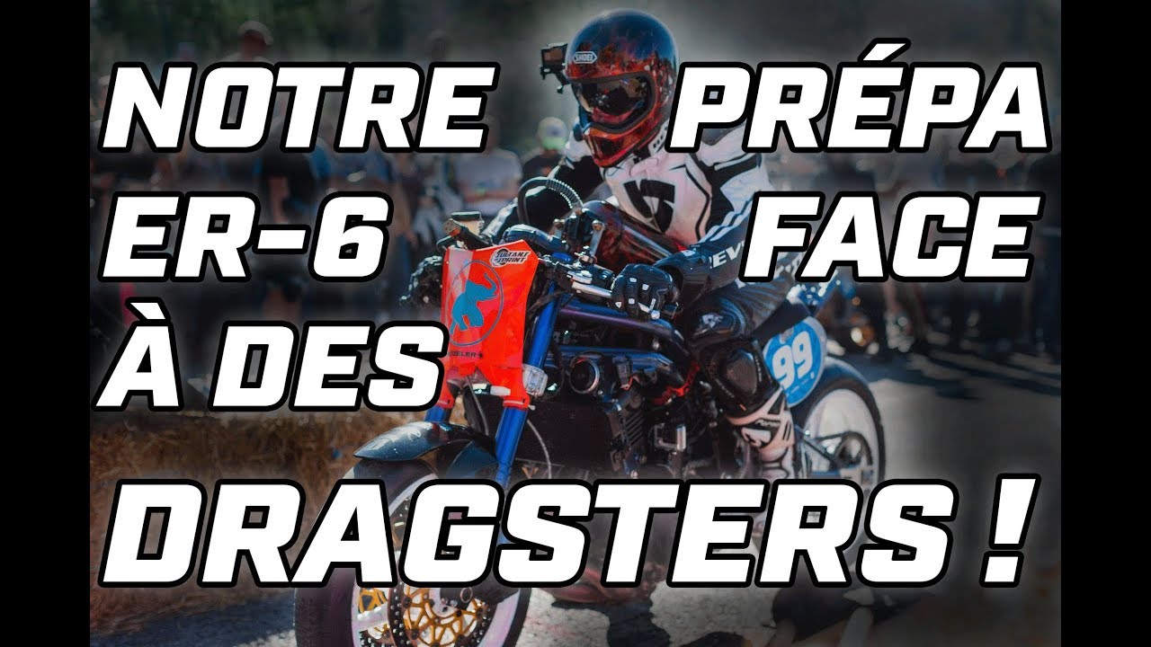 NOTRE PREPA KAWA ER-6 FACE AUX DRAGSTERS DU SULTANS OF SPRINT  ► TURBO OR NOT TURBO  ►  METZELER