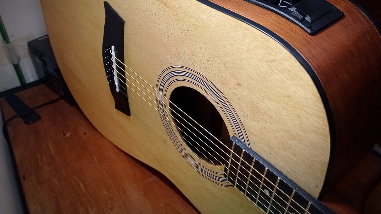 Proses pembuatan gitar akustik_Belajar membuat sendiri