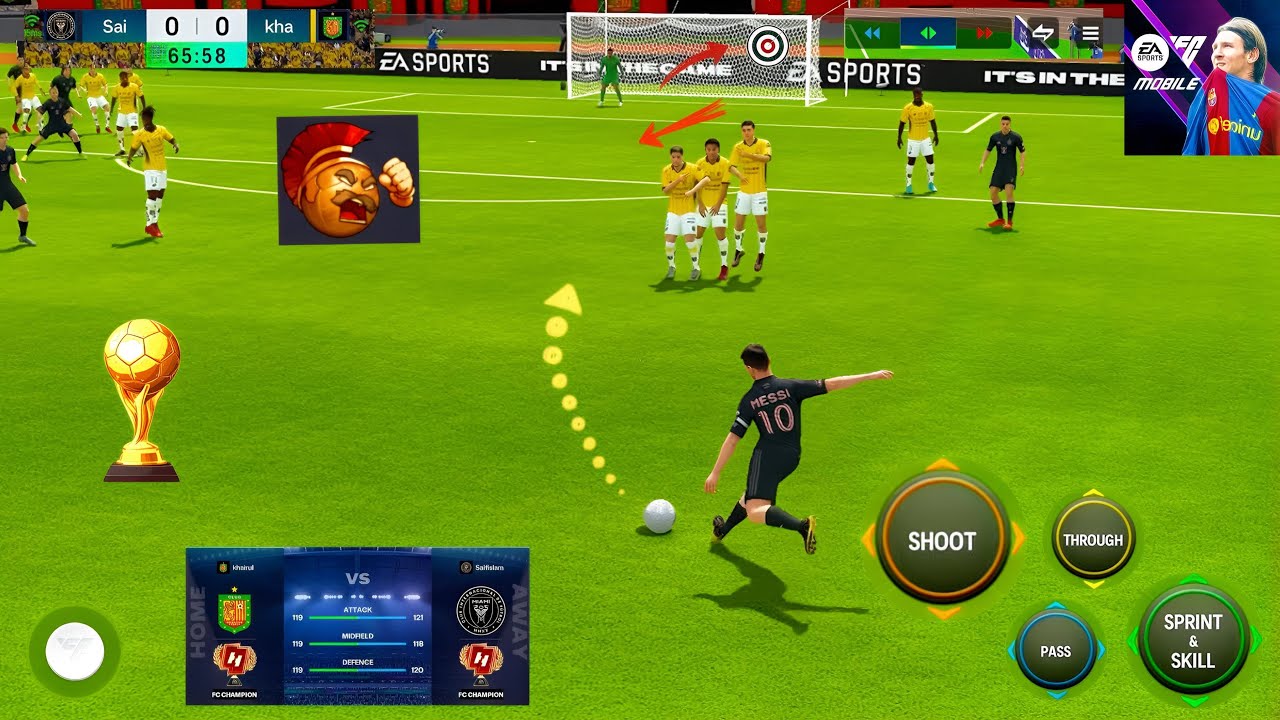 Fc Mobile Head To Head Online Match Challenge Division Rivals &bull; CRAZIEST FREE Kick 🎯