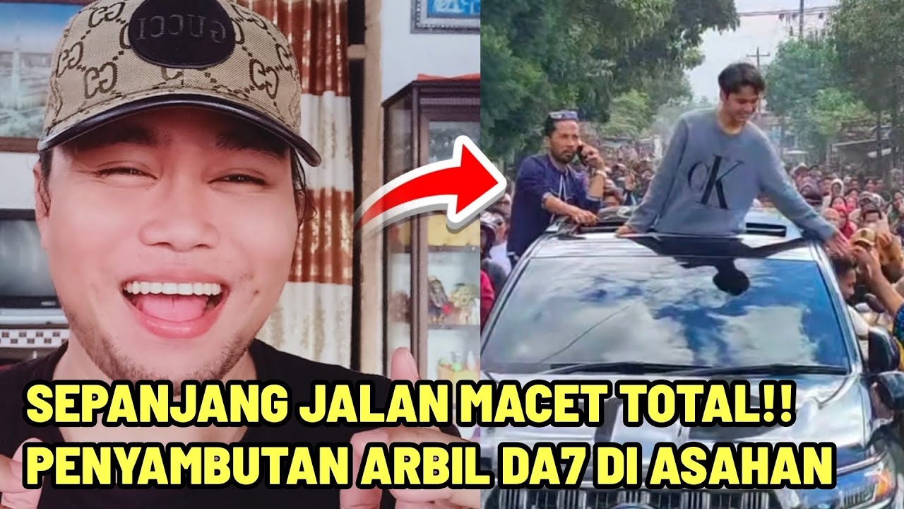 SEPANJANG JALAN MACET TOTAL!! PENYAMBUTAN ARBI DA7 DI ASAHAN SANGAT MERIAH!!