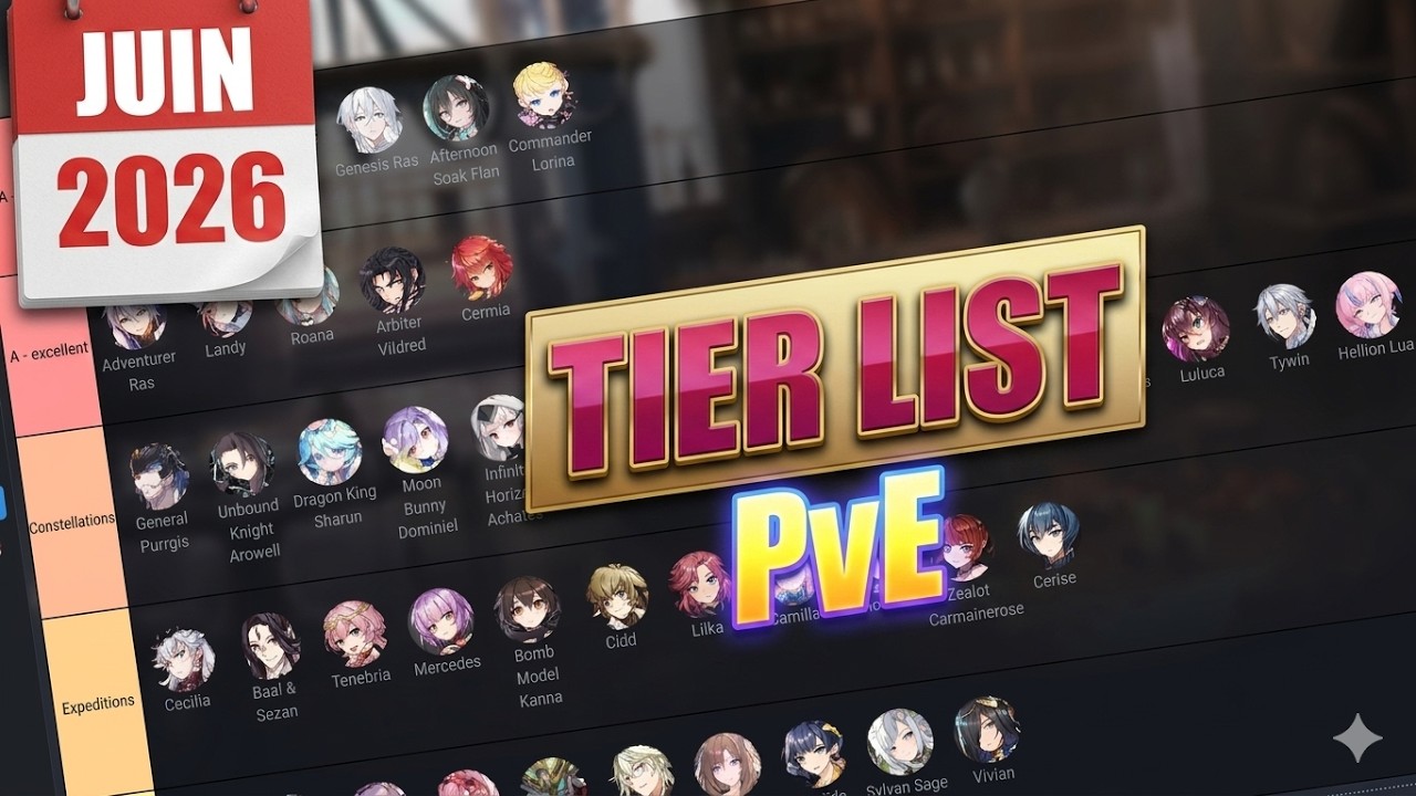 EPIC SEVEN PVE TIER LIST: The Best Heroes to Build! (June 2026)
