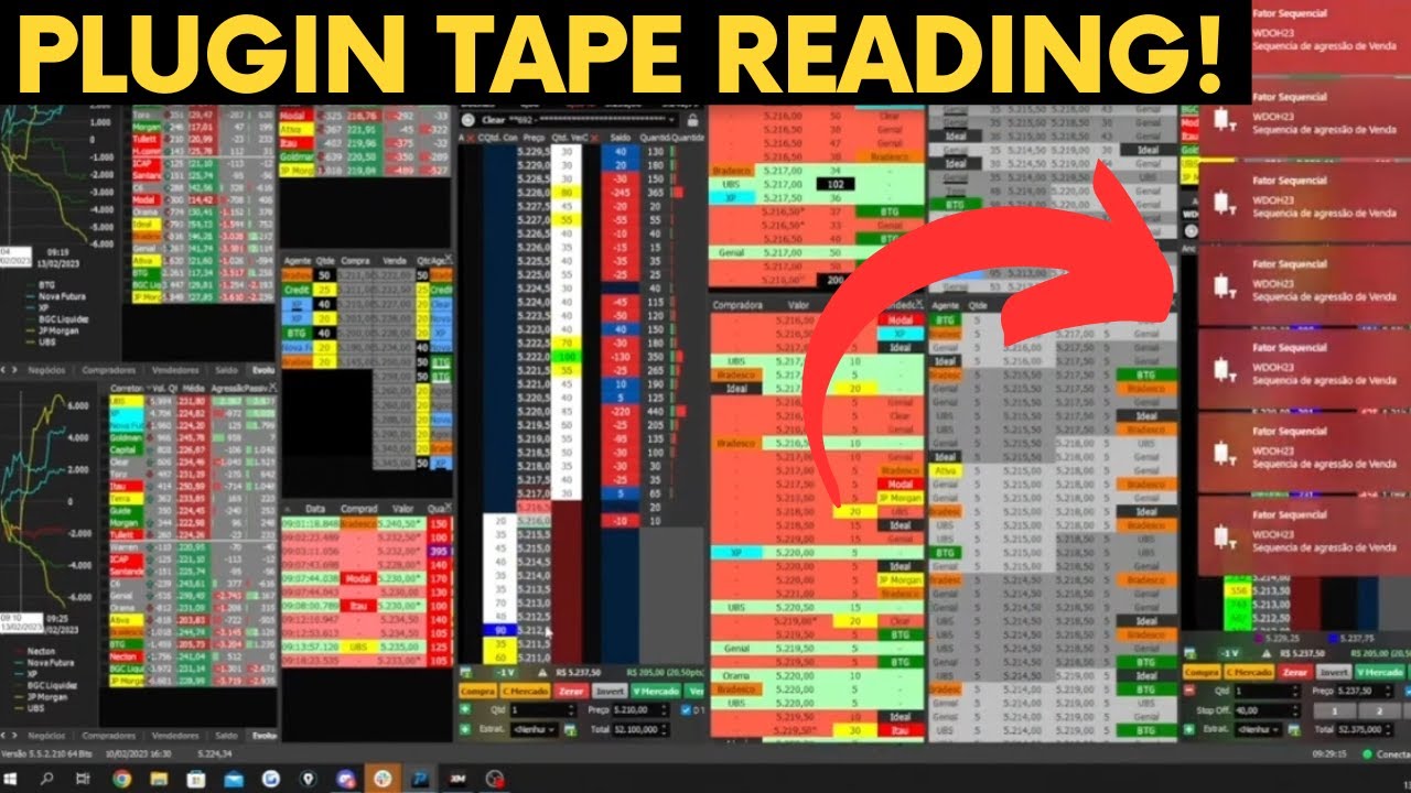 📈 ATIVANDO O FATOR SEQUENCIAL DO PLUGIN TAPE READING