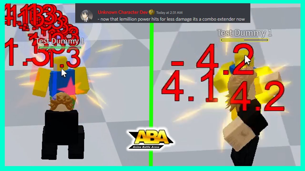 Does This New ABA Patch Makes Lemillion Viable? (Anime Battle Arena)