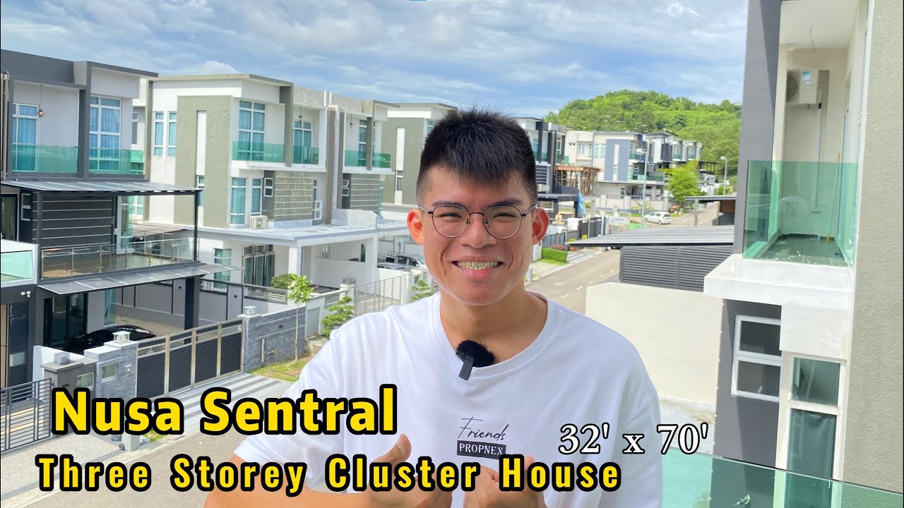 Nusa Sentral Three Storey Cluster House 32' x 70'