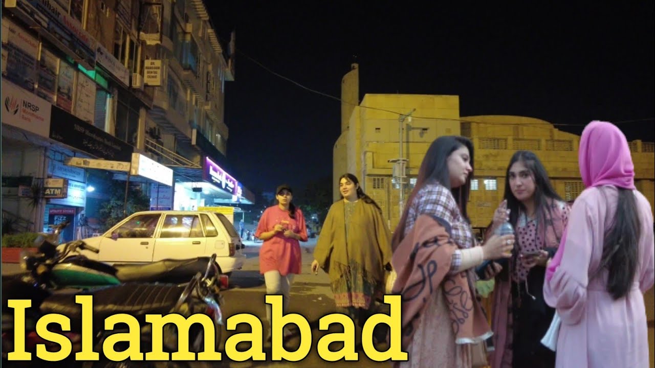 Night in G10 Markaz A Guided Walk Through Tranquility4k/2023