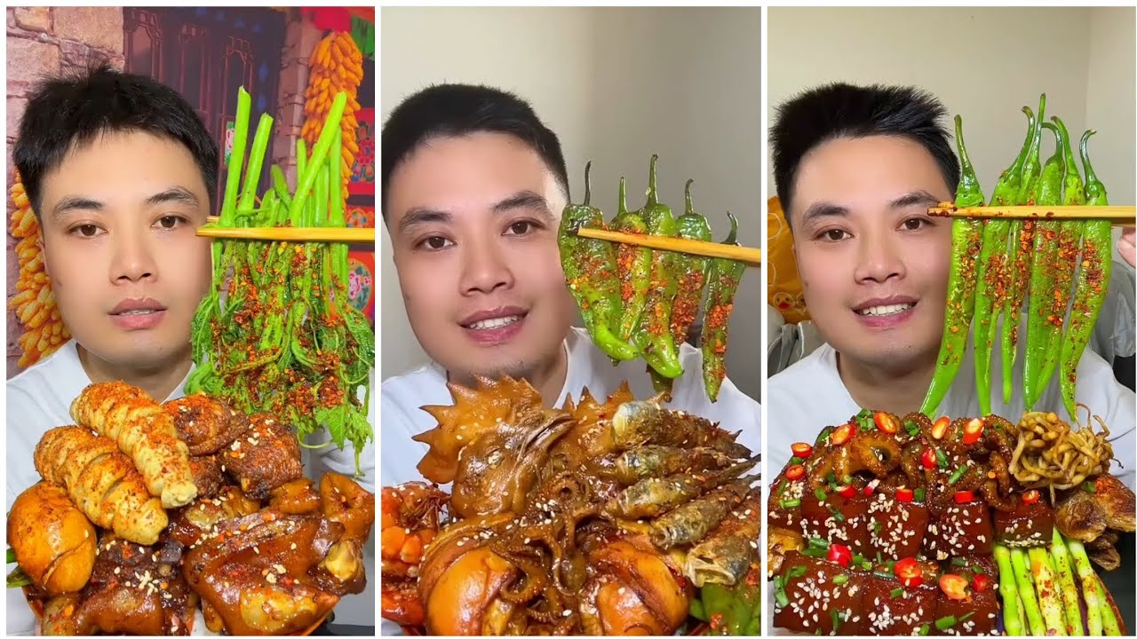 Yummy #226 Eat Meat 😋🔥, chicken 🍗 🍗, Shrimp 🦐🦐.. #mukbang  #eatingshow #yummyfood 