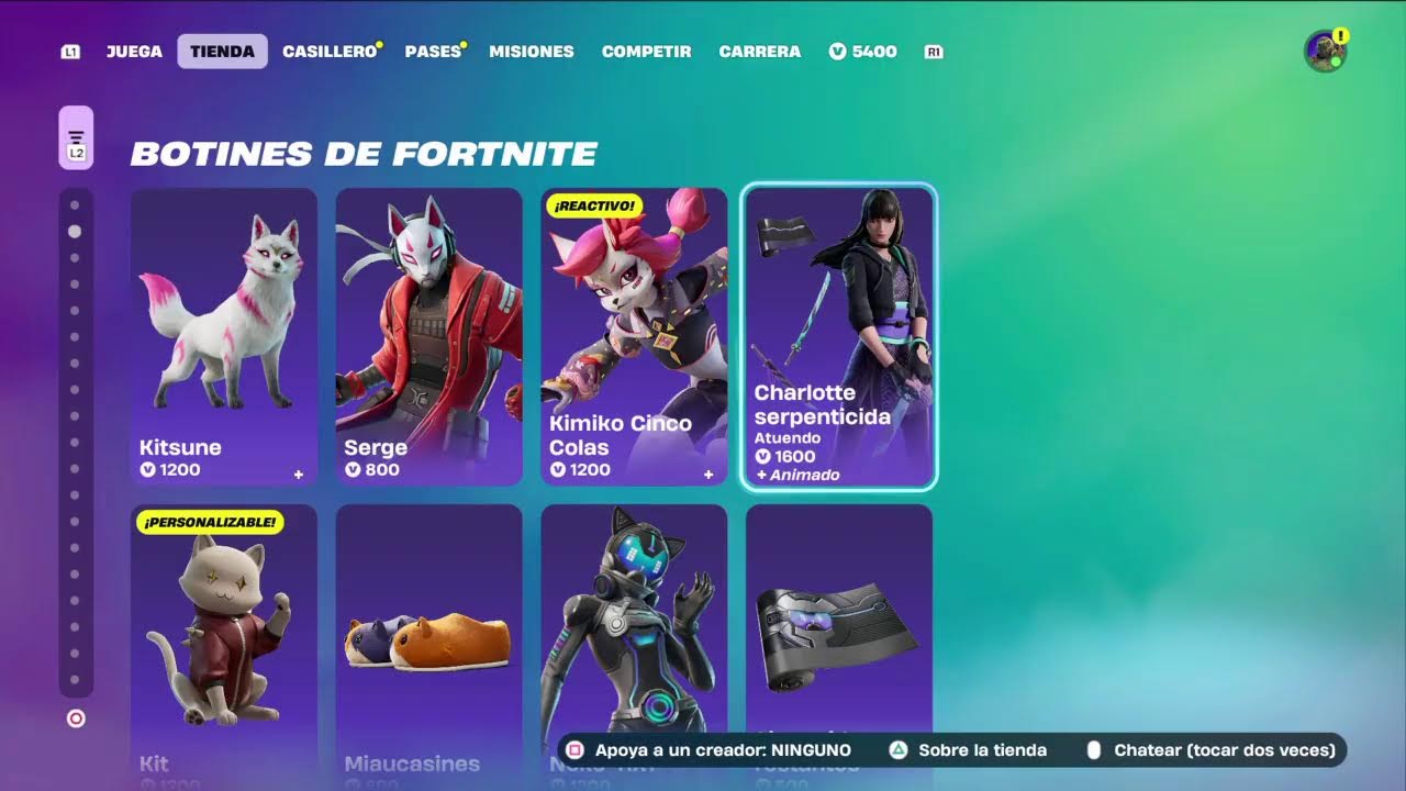 TIENDA DE FORTNITE DE HOY 5 DE ENERO