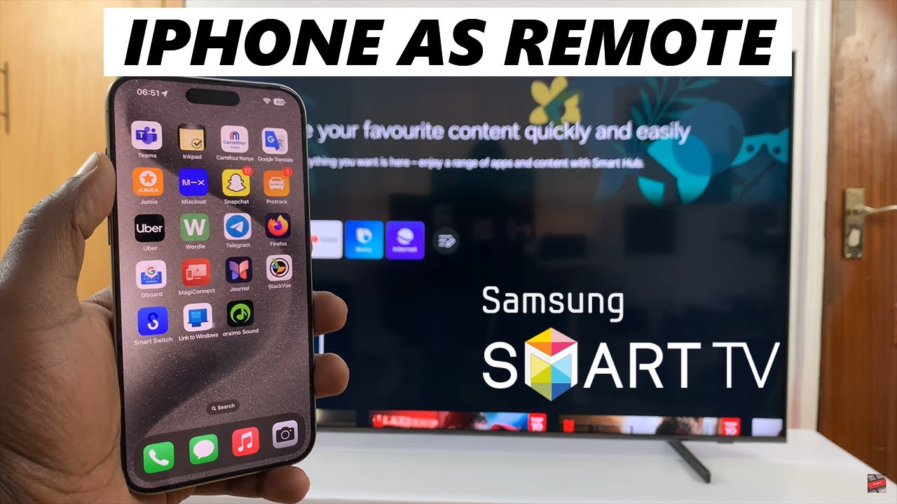Как использовать iPhone в качестве пульта дистанционного управления для Samsung Smart TV