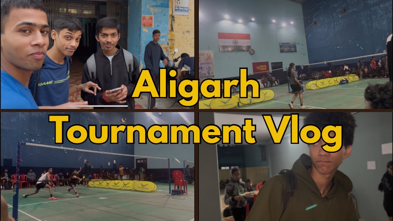 Aligarh Badminton Tournament Vlog #dailyvlog #travel #badminton 