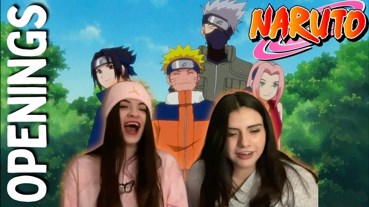 Reacción a los OPENINGS de NARUTO *POR PRIMERA VEZ*