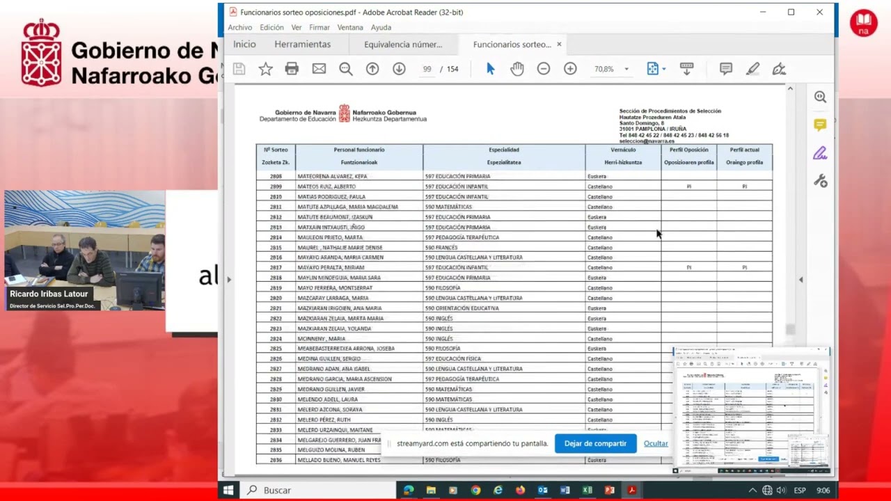 Oposiciones 2024 - Resultado de sorteos // Oposaketak 2024 - Zozketen emaitzak