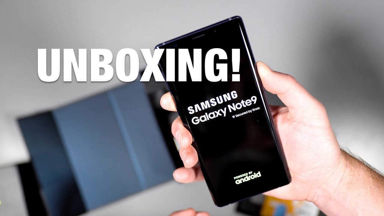 Распаковка и обзор Galaxy Note 9!