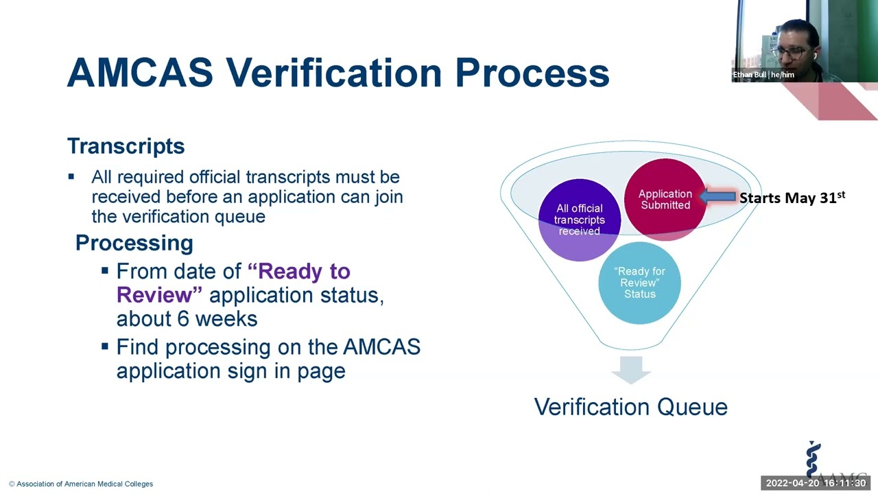 AMCAS Application Walkthrough Workshop 2022