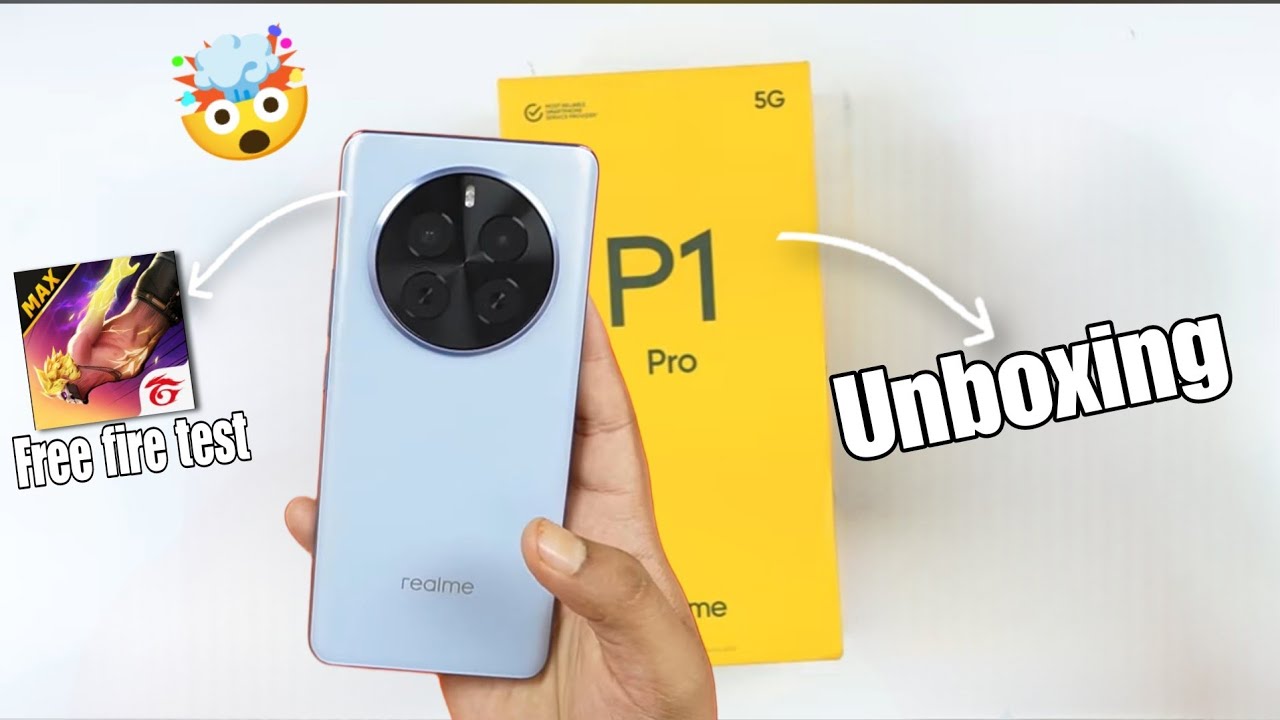 REALME p1 pro 5g Unboxing + Free fire gameplay 🤯 || Best mobile under 20000 😱 || Realme