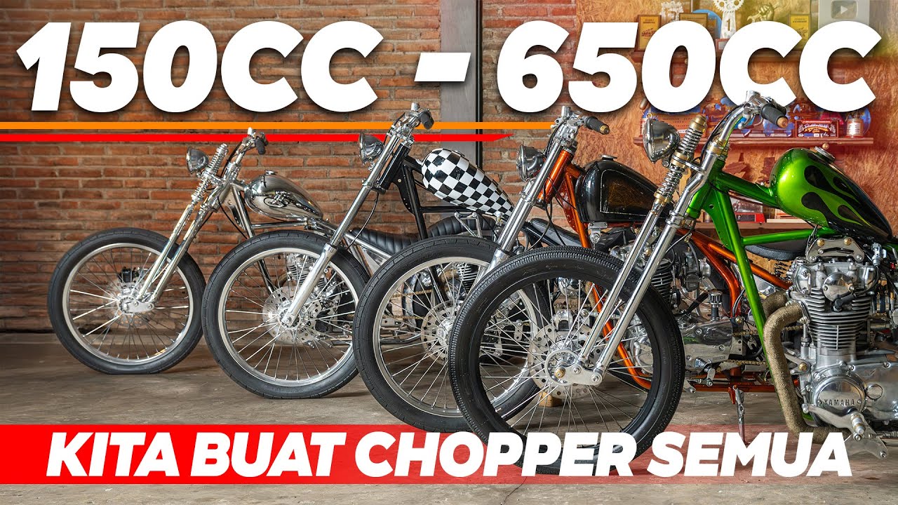 MESIN MANA YANG COCOK BUAT CHOPPER KALIAN?? BAHAS DARI MESIN 150CC- MESIN 650CC UNTUK DIBUAT CHOPPER