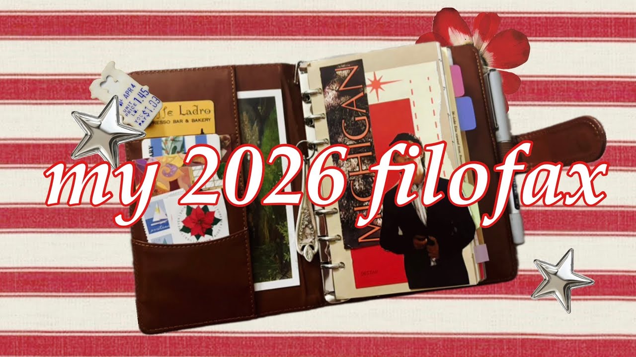 my 2026 filofax journal✷