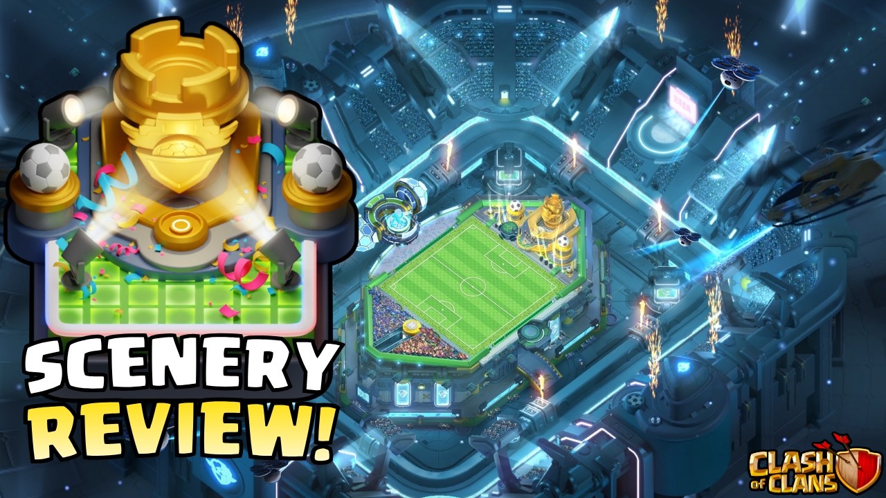 NEW Glory Arena Scenery Review! (Clash Of Clans)