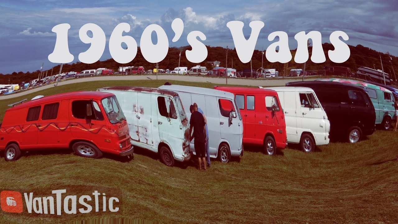 Eary Van Lineup at Burning Van Aerial View 49th Van Nationals
